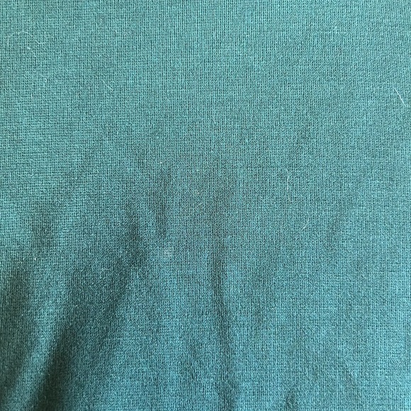 Dressbarn drapey green faux leather jacket size XL - Picture 5 of 6